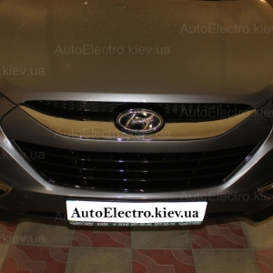 Hyundai IX35 установка штатных дневных ходовых огней DRL