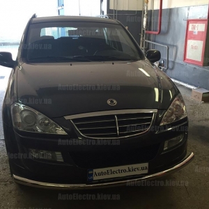 SsangYong Kyron 2010 г.в. - установка автосигнализации, штатной магнитолы