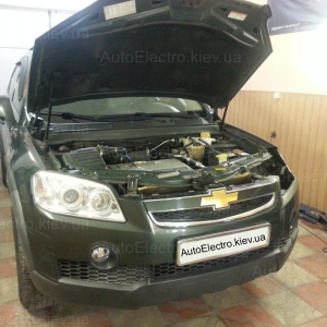 Установка ангельских глазок на Chevrolet Captiva 2008 г.в.