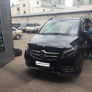 Mercedes Vito W447 2017 г.в. – установка охранного комплекса StarLine M96