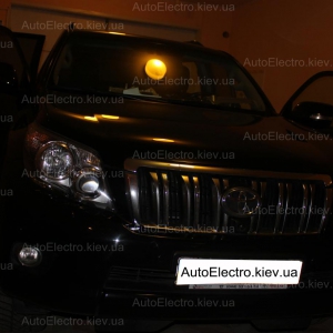 Установка механической защиты КПП construct на Toyota Land Cruiser Prado 150